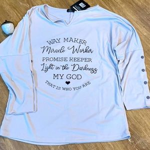 Long sleeve / wear your faith shirt